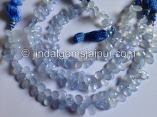 Chalcedony Faceted Pear